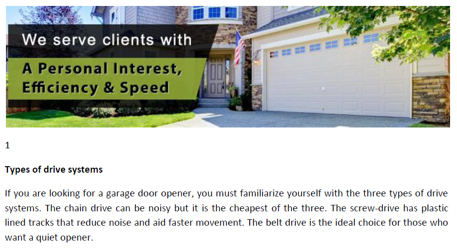 Tips on Garage Door Opener - Garage Door Repair Westwind Houston